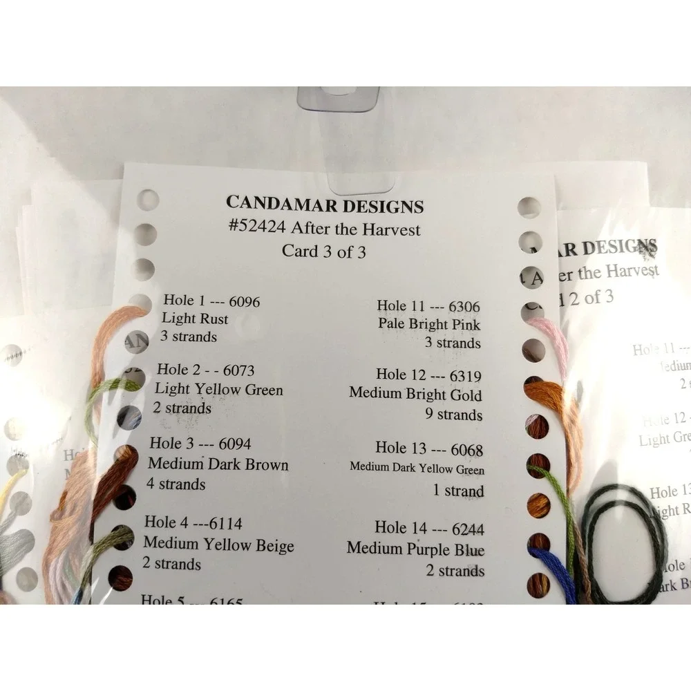 Candamar Designs Gold Collection Counted Cross Stitch Kit After The‎ Harvest NEW